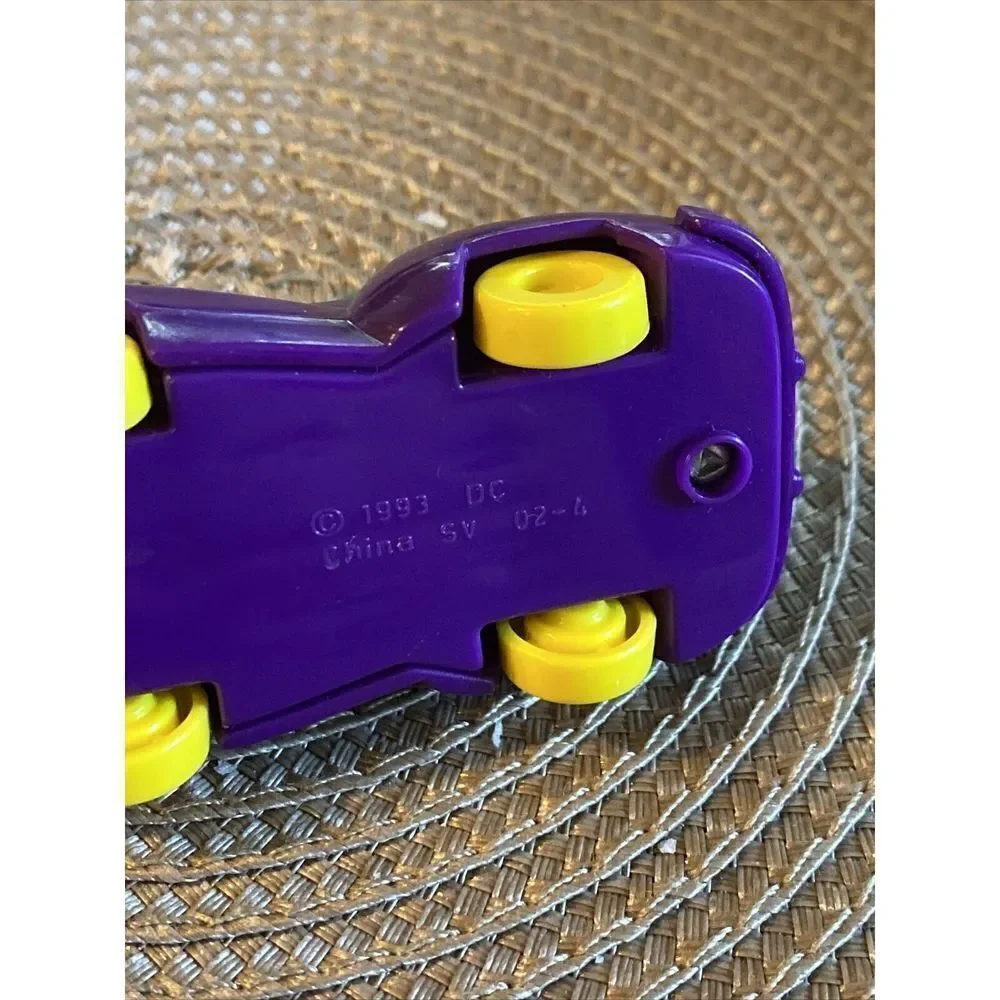 1993 McDonalds Purple Joker Car Vintage Batman Dc Comics